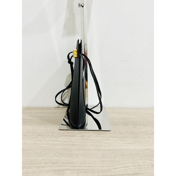 Loewe Pebble Dice Pocket Black Calfskin Leather Shoulder Bag - Picture 6 of 14